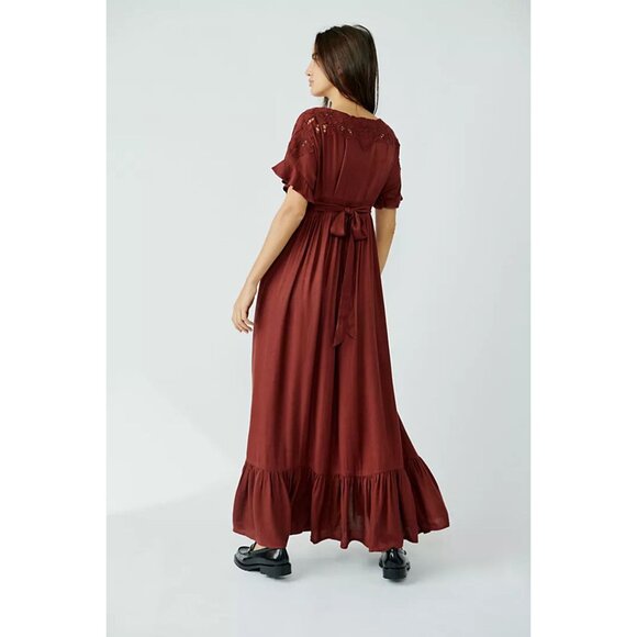 New! Free People Colette Maxi Dress Size Large 41657 - Picture 4 of 14